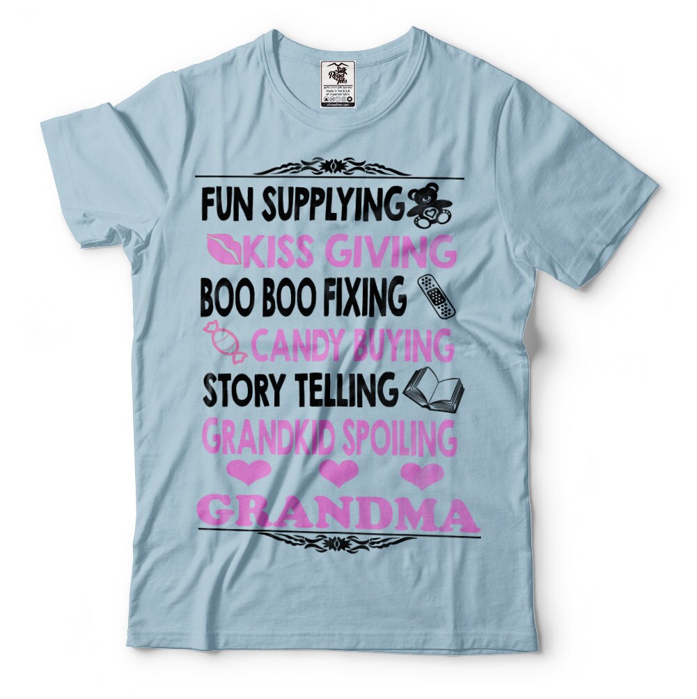 Kiss Giving Story Telling Grandkid Spoiling Memaw T-Shirt Kiss Giving Story Telling Grandkid Spoiling Memaw T-Shirt