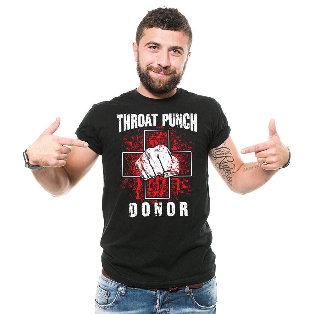 Throat punch donor t shirt Clearance