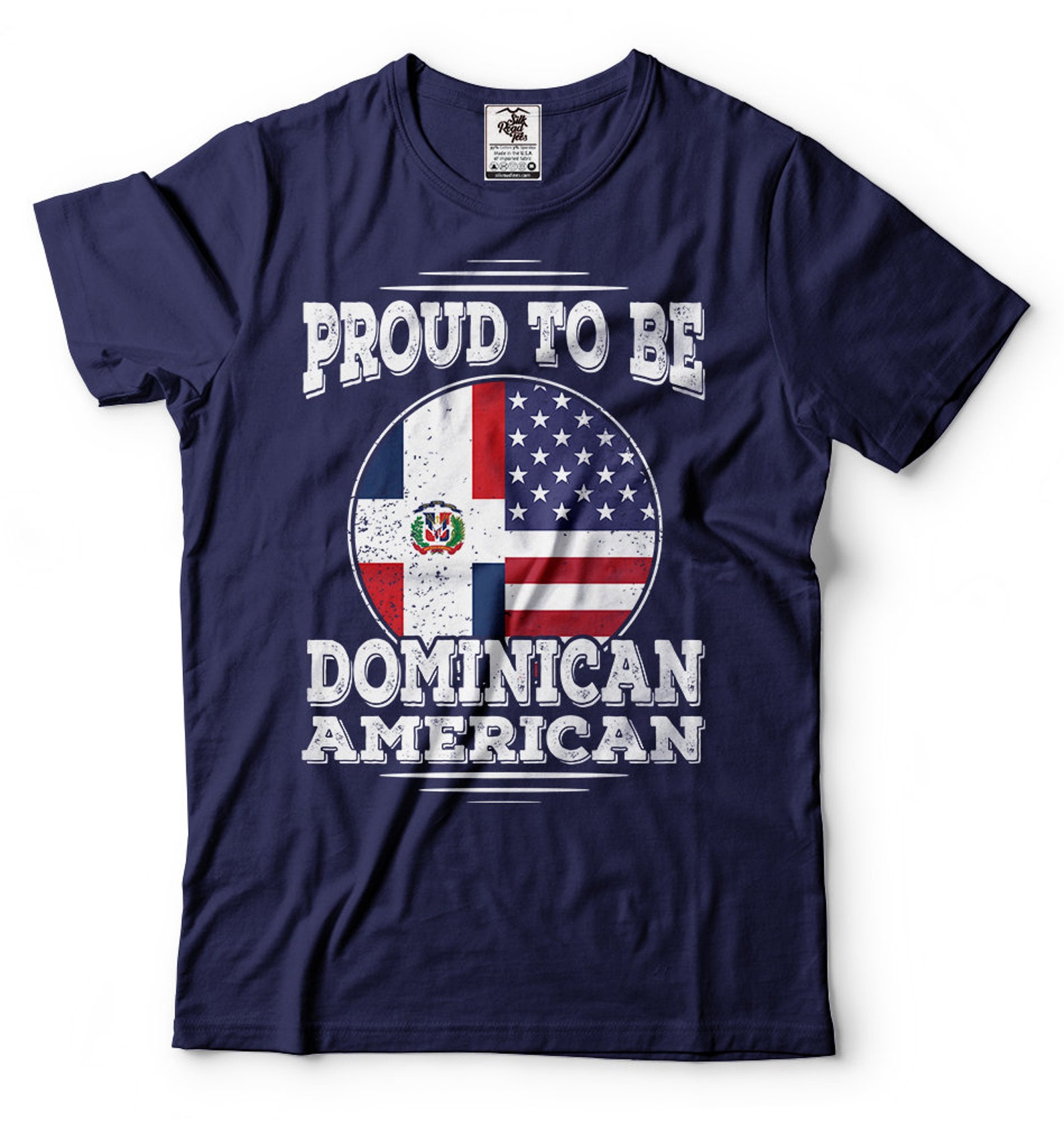 Dominican American T-shirt Dominican Republic Flag Dominican - Etsy