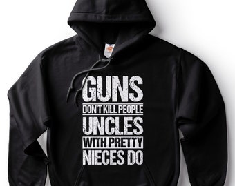 Uncle Hoodie Funny Birthday Gift Fleece Hooded Sweatshirt Uncle Pullover