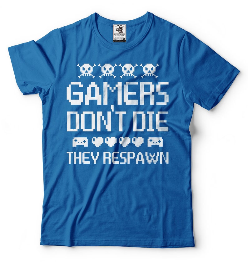 Gamer T-shirt Gaming Console Funny 2D Pixel Old School Gift - Etsy