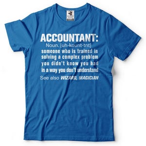 Accountant Noun T-Shirt Funny Occupation CPA Tee Shirt image 2