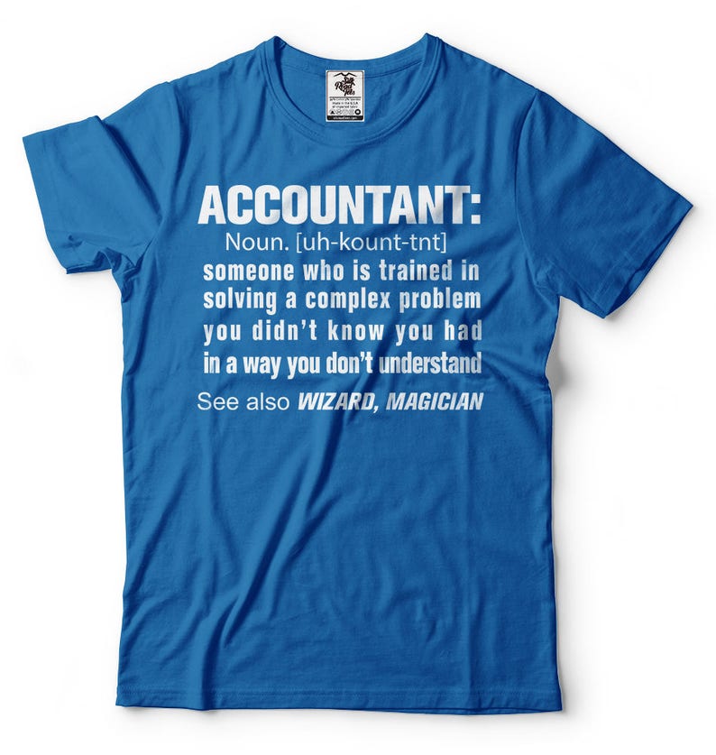 Accountant Noun T-Shirt Funny Occupation CPA Tee Shirt image 2