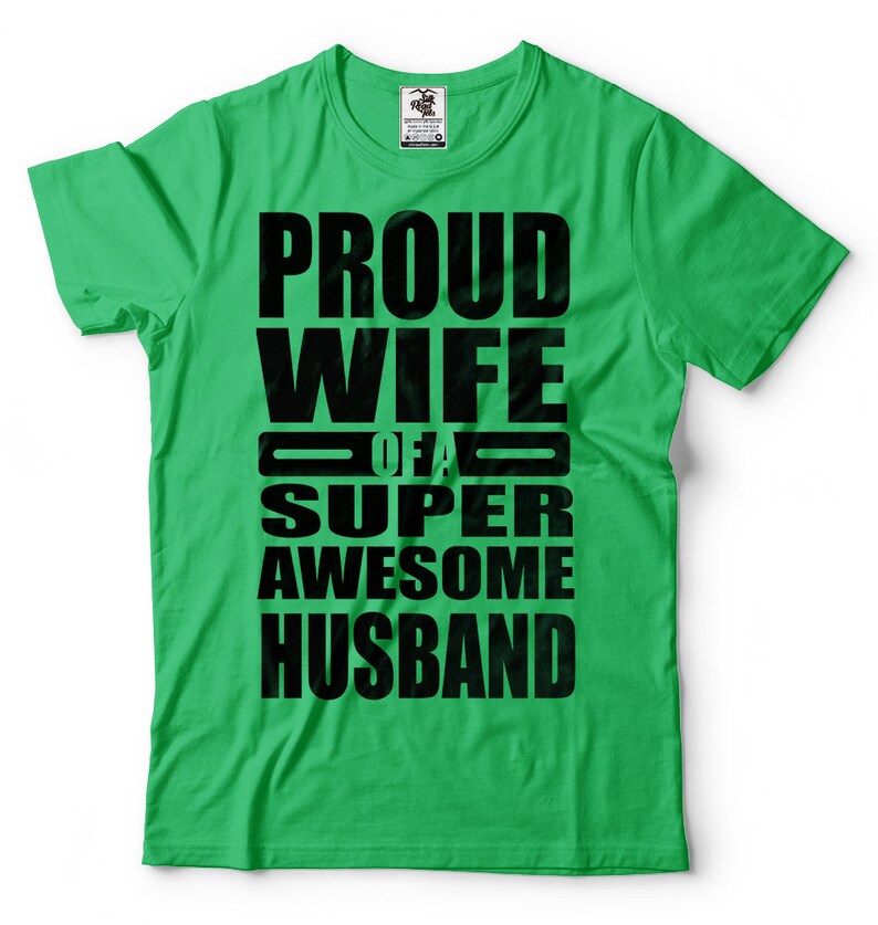 Wife Tshirt Proud Wife Funny Gift for Wife Birthday Gift Tee Etsy