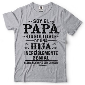 Spanish Papa T-shirt Funny Papa Dad Father Grandpa Grandfather ...