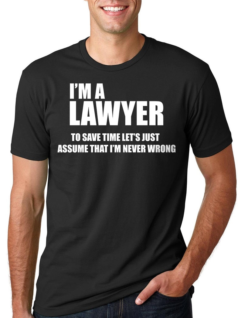 Lawyer Tshirt Gift for Lawyer Occupation Funny Profession Etsy