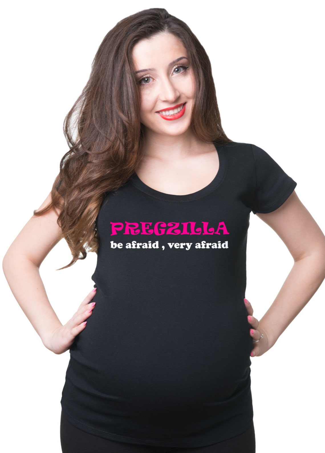 Pregzilla Maternity Funny T Shirt Pregnancy Shirt T Shirt For Etsy