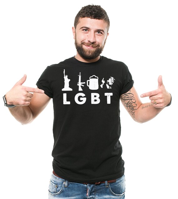 Liberty Guns Beer Trump Tshirt Lgbt Humor Liberty Guns Beer Trump Tshirt Lgbt Humor
