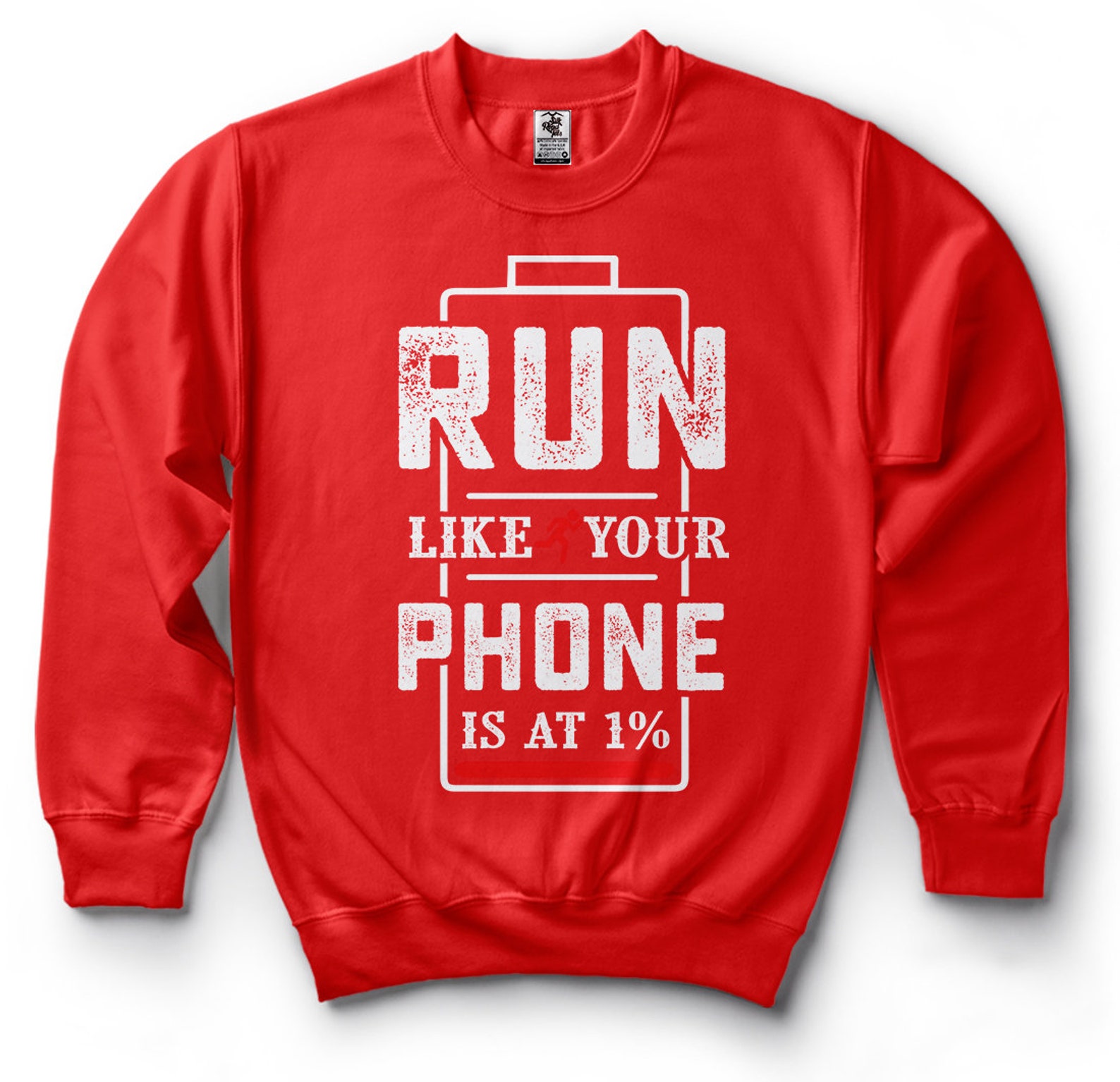Running Sweatshirt Runner Sweater Funny Fitness Workout Fleece Etsy
