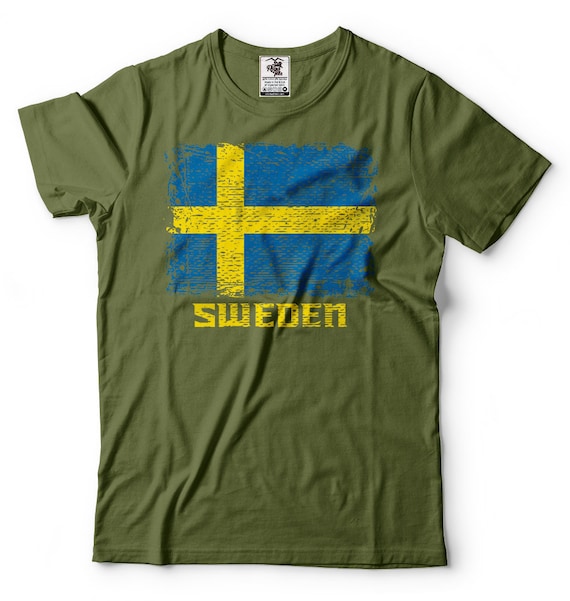 Straight Outta Sweden Distressed Swedish T Shirt Straight Outta Sweden Distressed Swedish T Shirt