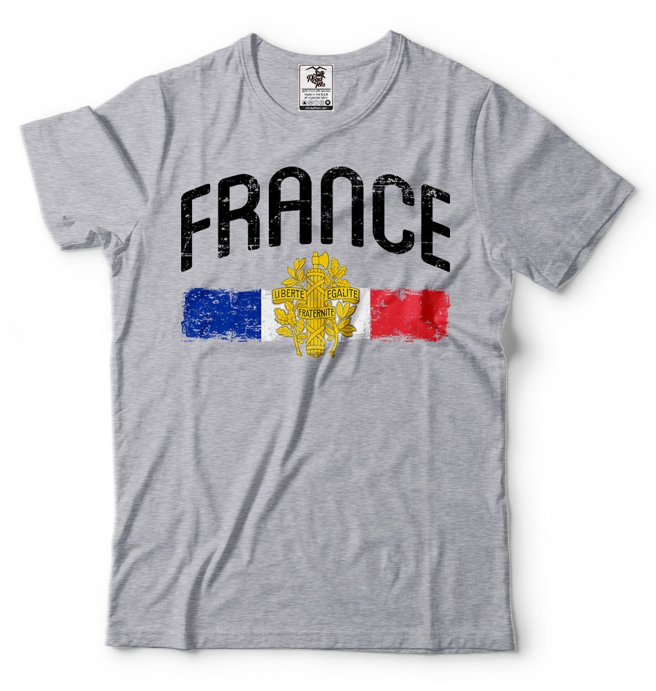 Etsy Gift Nationality Patriotic French Diaspora Shirt France T-shirt - Tee