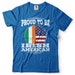Irish American T-shirt Ireland Flag Irish Heritage Roots - Etsy