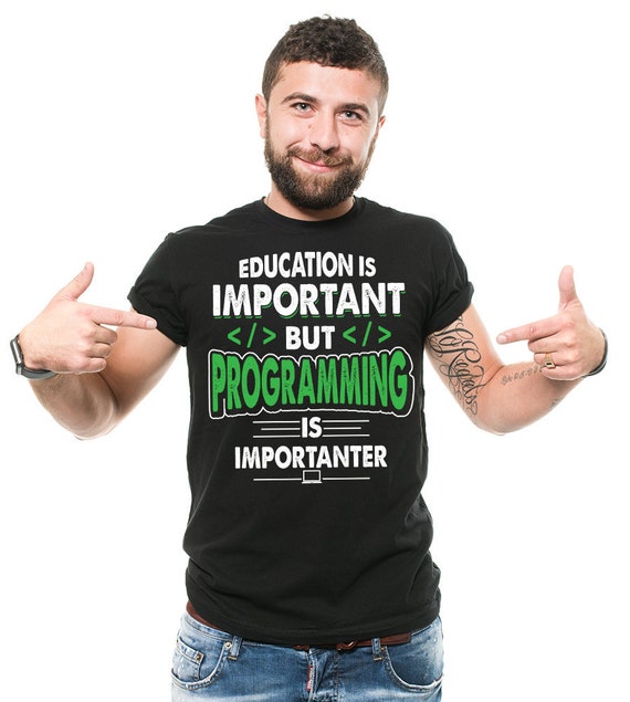 Programming T-shirt Funny Programming Gift for Programmer - Etsy Programming T-shirt Funny Programming Gift for Programmer - Etsy