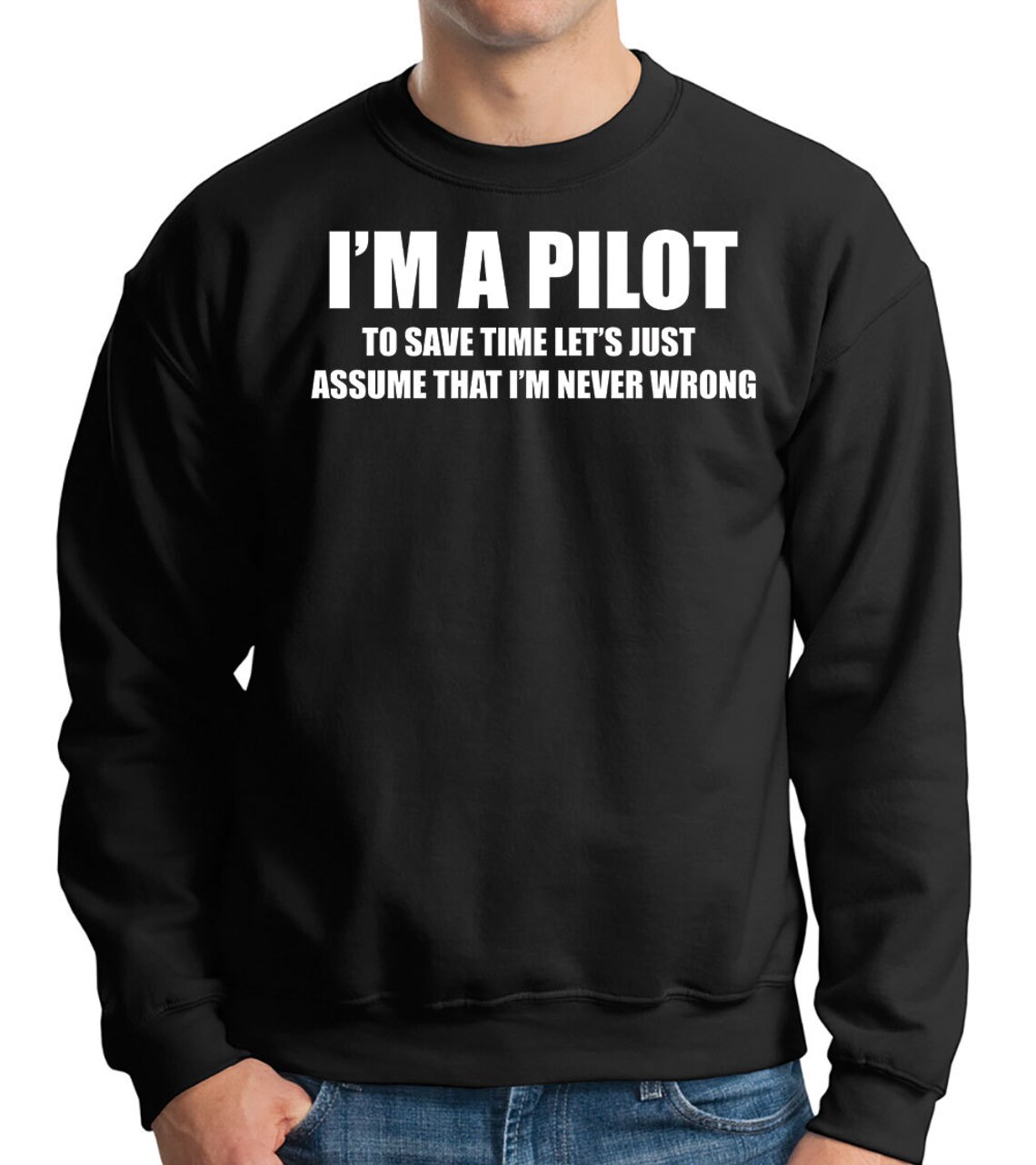 Aviator Sweatshirt Pilot Sweater Gift for Pilot Birthday Gift Etsy