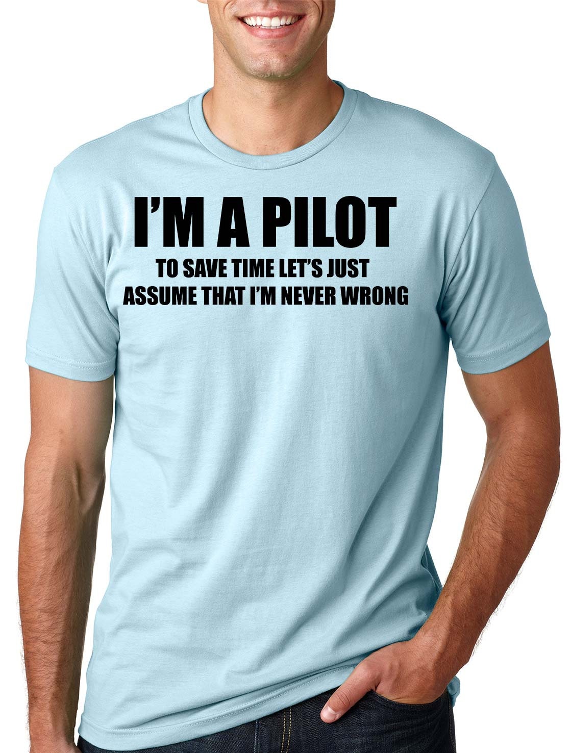 Pilot Tshirt Aviator Pilot Funny Profession Tee Shirt Etsy