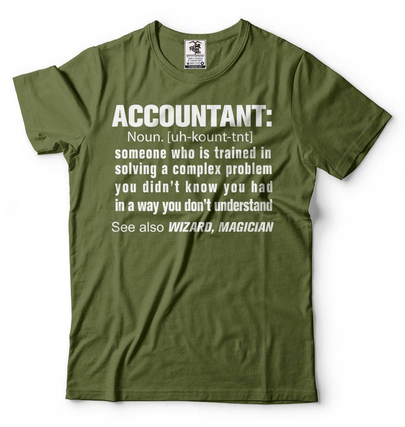 Accountant Noun T-Shirt Funny Occupation CPA Tee Shirt image 4