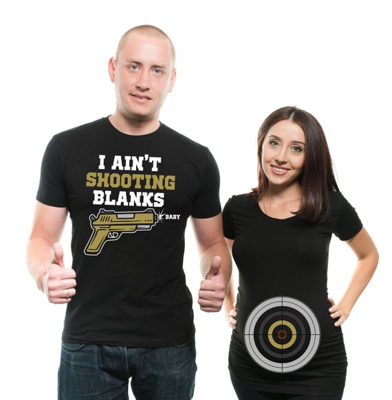 Couple Pregnancy Matching T-shirts 