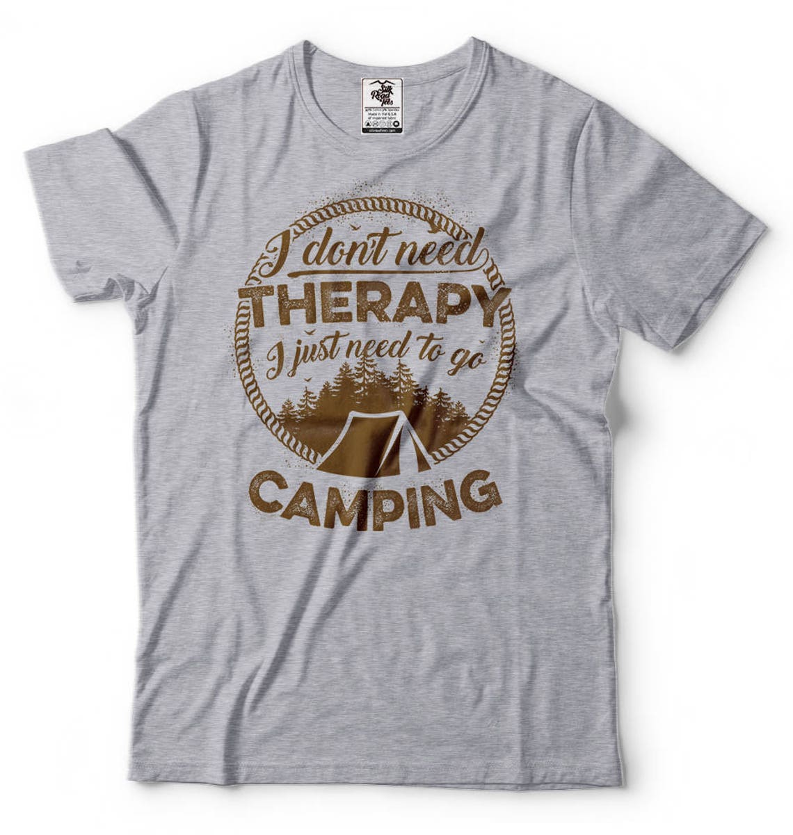 Camping T-shirt Funny Camping Tee Shirt Outdoor Tshirt - Etsy