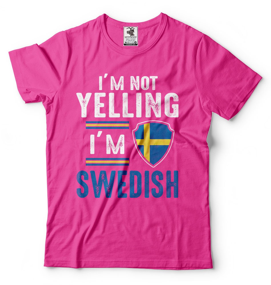 Sweden T-shirt Funny Swedish Patriot Sweden Flag Birthday Gift - Etsy