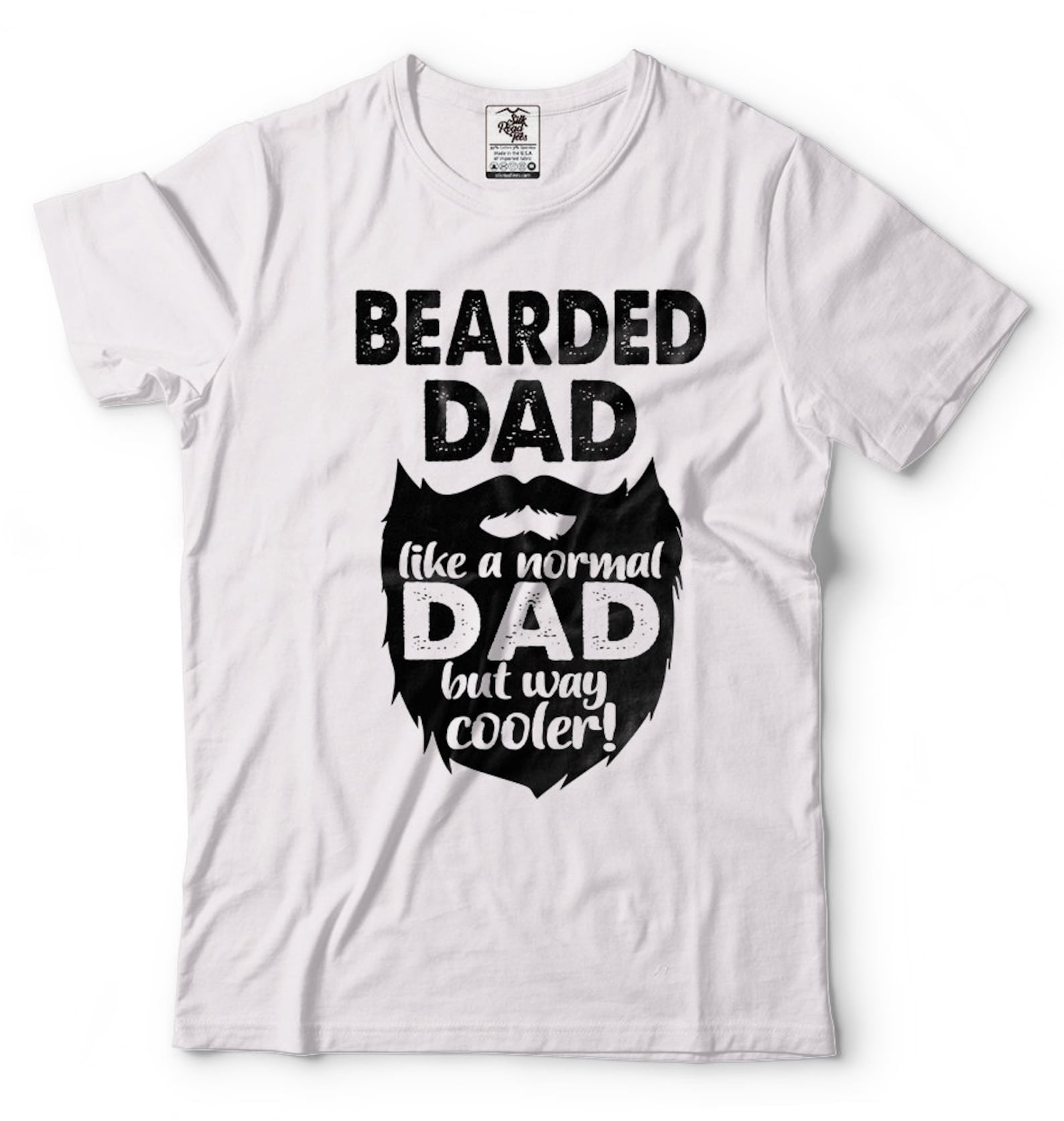 Bearded Dad T-shirt Funny Dad Father Daddy Father’s Day | Etsy