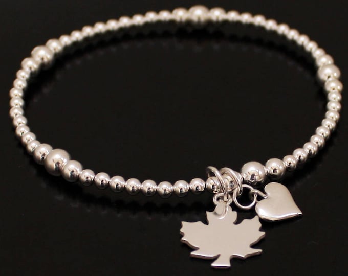 Canada Themed Charm Bracelet Canadian Charm Bracelet/jewelry Canadian Gift Keepsake Bracelet