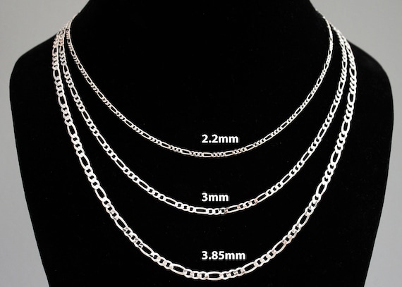 16/" ONE STERLING SILVER 925 QUALITY FINE CURB NECKLACE CHAIN 41 CM