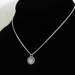 Baum des Lebens Anhänger, Baum des Lebens Anhänger, Sterling Silber Halskette