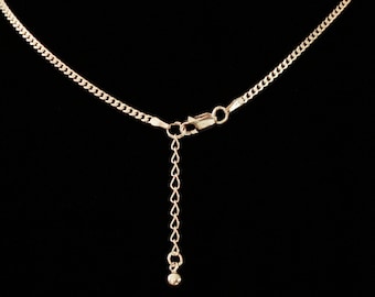 Verlängerungskette für Halsketten, Sterling Silber .925