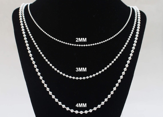 Men's Silver Chain Necklace | 4mm Width | 16 inch - 18 inch - 20 inch - 22 inch - 24 inch | 40cm - 60cm | CubanSkinny | Thin Chain | Mens Gift Idea