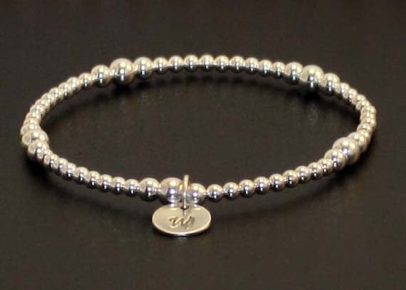 Initial bracelet deals etsy