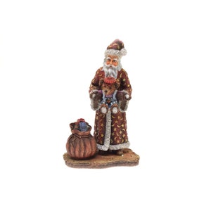 Anna Krajewski 1999 Old Glory Collection Santa&#39;s Bear Friend