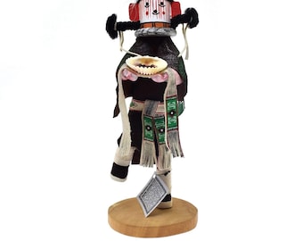 Kachina Doll 12" Native America Figurine "Smiling Grandmother" - Signed