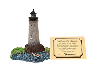 Harbour Lights Lighthouse Cockspur Light #508 Collectors Society Exclusive