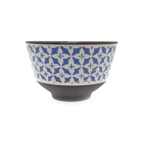 Danish Ceramic Bowl Danam Antik Blue White 4.25 X 7 