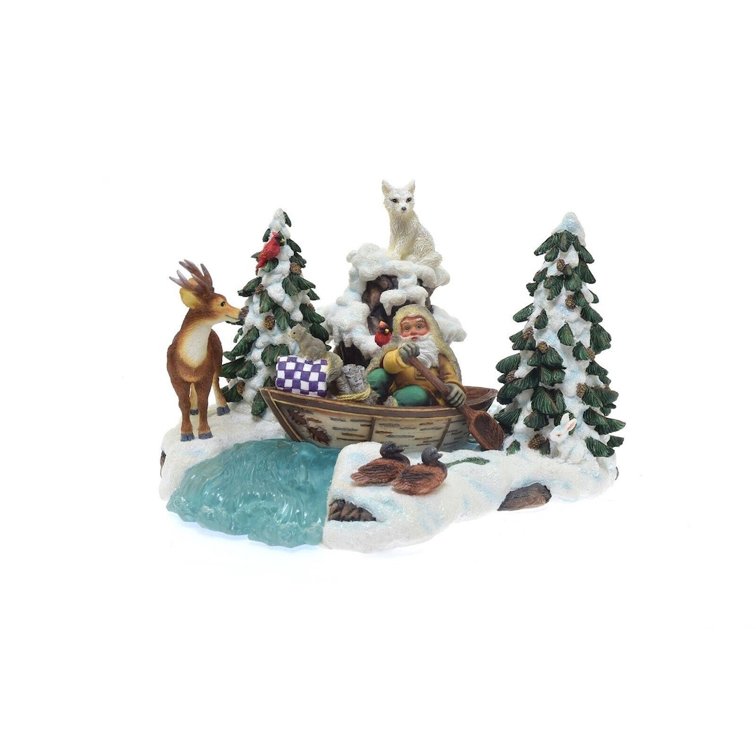 The San Francisco Music Box Company Cardinals - Lanterna antica palla di neve