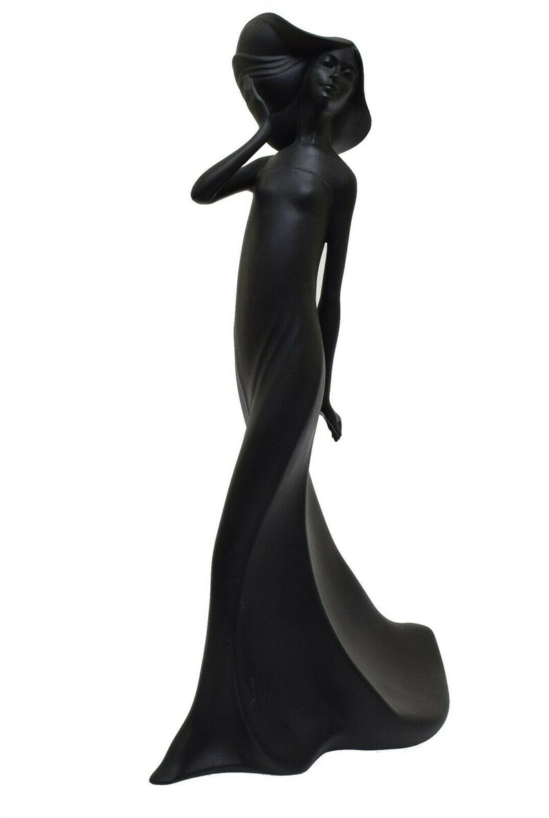 Royal Doulton HN3029 Images Carefree Black Matte Porcelain Etsy