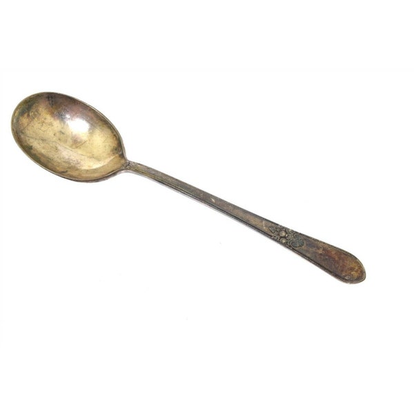1847 Rogers Bros Silverplate Flatware Adoration Sugar Spoon 6"