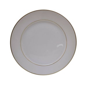 Towne Fine China Golden Mist White Gold Trim 7 3/4&quot; Salad Plate