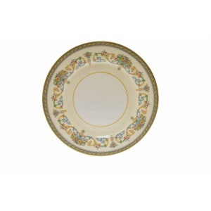 Henley by Aynsley Smooth Gold Trim Green Backstamp 6 3/8&quot; Bread and Butter Plate
