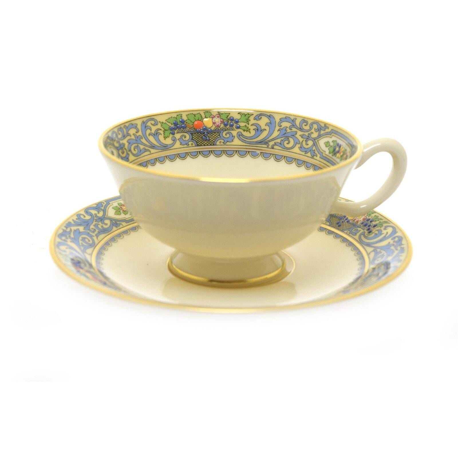Lenox Autumn Tea Cup and Saucer - Etsy
