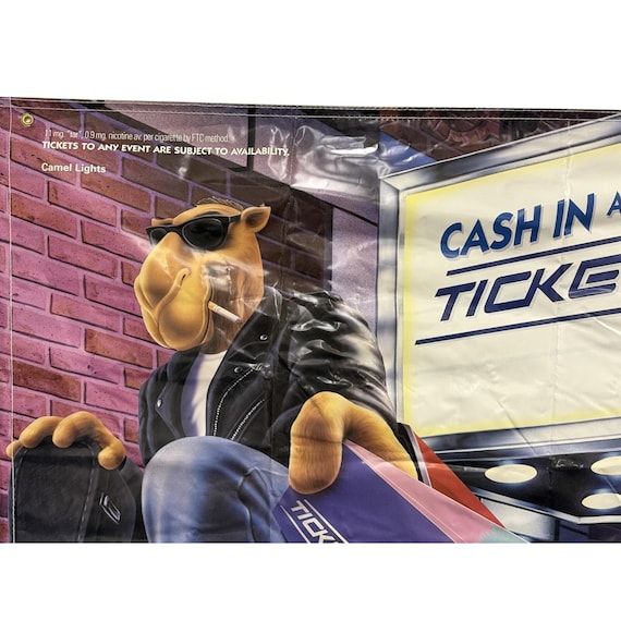 VTG 1996 Joe Camel R.J. Reynolds Tobacco Ticket Master Vinyl