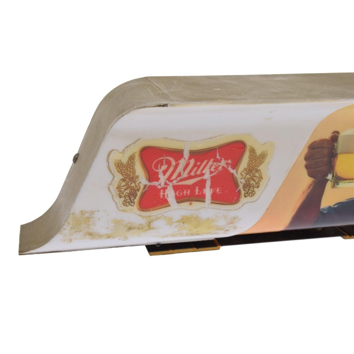 Vintage Miller Beer Lighted 1979 Tabletop Register Topper Sign Etsy