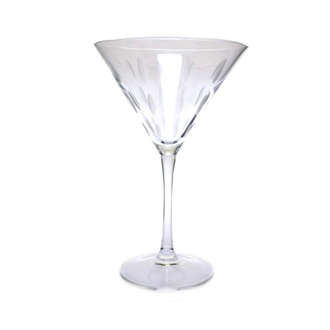 Mikasa Cheers Martini Glass 7.5 Clear Etched Cubecircle Etsy