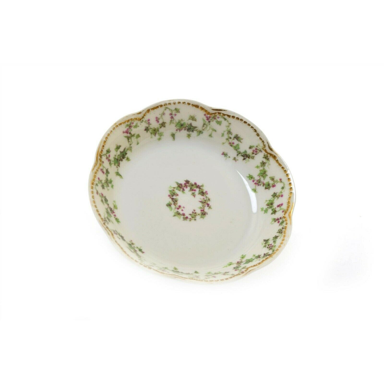 Haviland Limoges Christmas Ivy Holly Berry Schleiger 543 Fruit Etsy