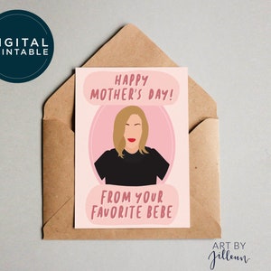 Cartão DIGITAL Moira Rose de Dia das Mães, Cartão Schitt's Creek, Cartão do seu Bebe, Cartão para Mãe, Cartão da Filha