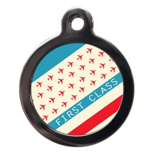 First Class Pet Holiday Vacation Kennel Tag