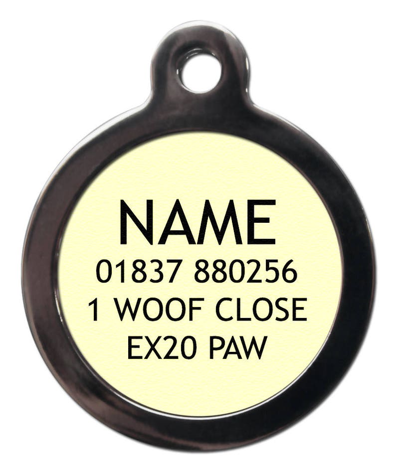 St Andrews Cross Scottish Pet Tag Flag ID Tags Dog Cat Etsy