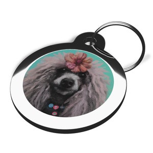 Poodle Pet Breed Tags -Various Designs Available