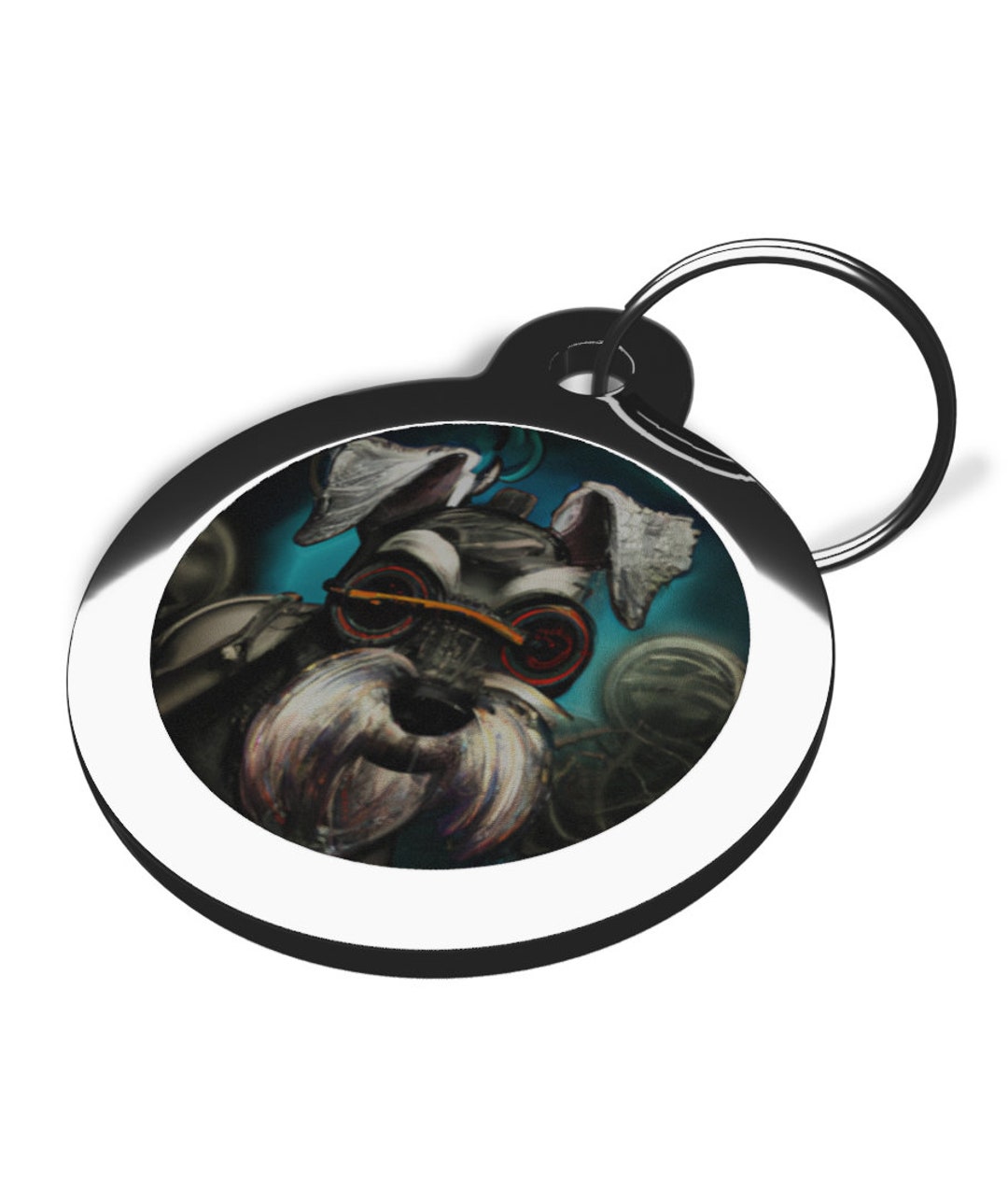 Medaglietta Per Animali Domestici In Acciaio - Personalizzabile Con Foto E Indirizzo