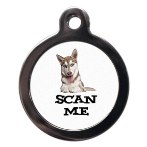 Husky Scan Me Pet Tag